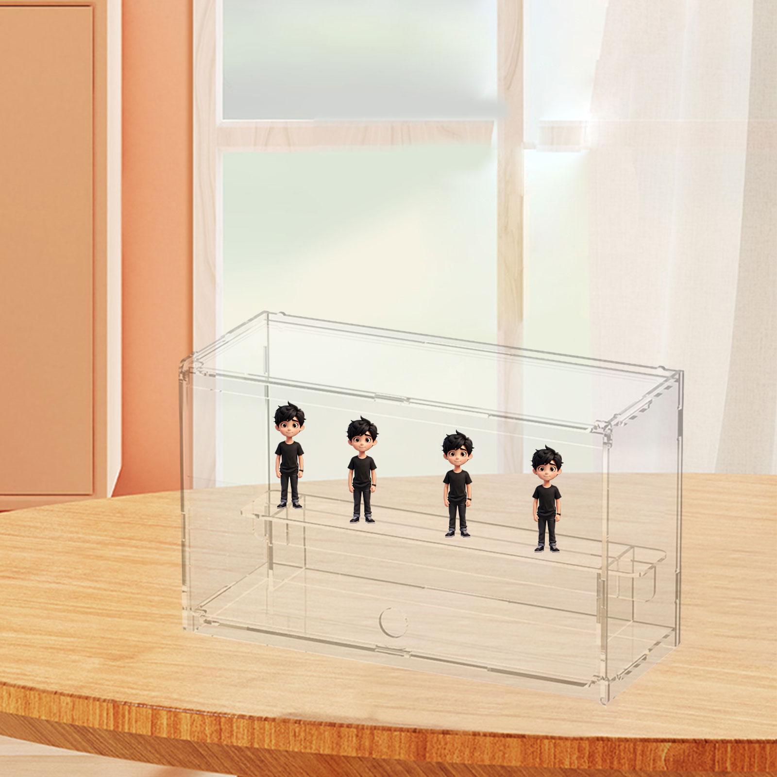 Action Figure Stand - Kotak Pajangan Bening Model Kotak Pajangan