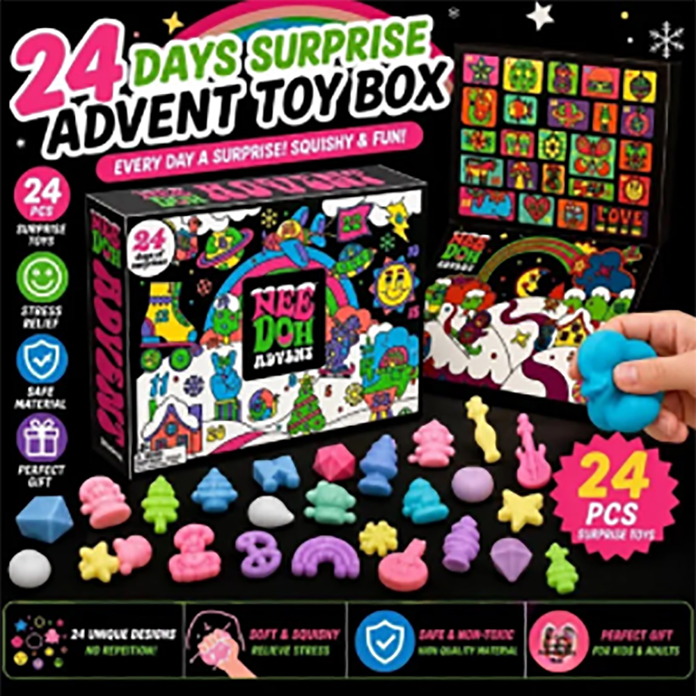 24 Buah Mainan Pereda Stres Ne - Mystery Box Blind Bag ulasan dan harga