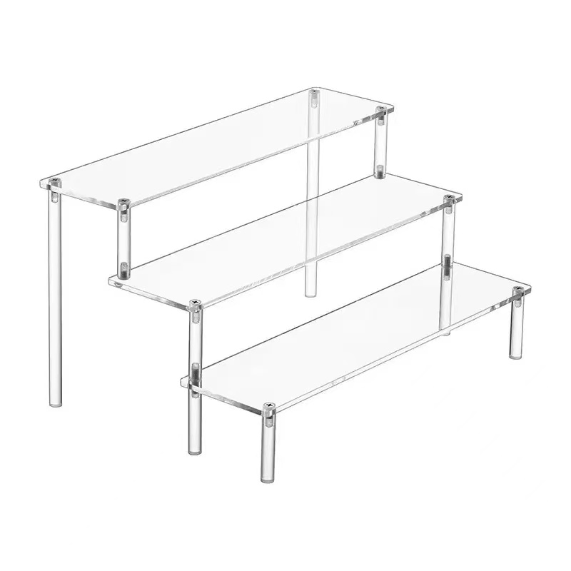 Stand Display Akrilik Transpar - Display Risers Set ulasan dan harga